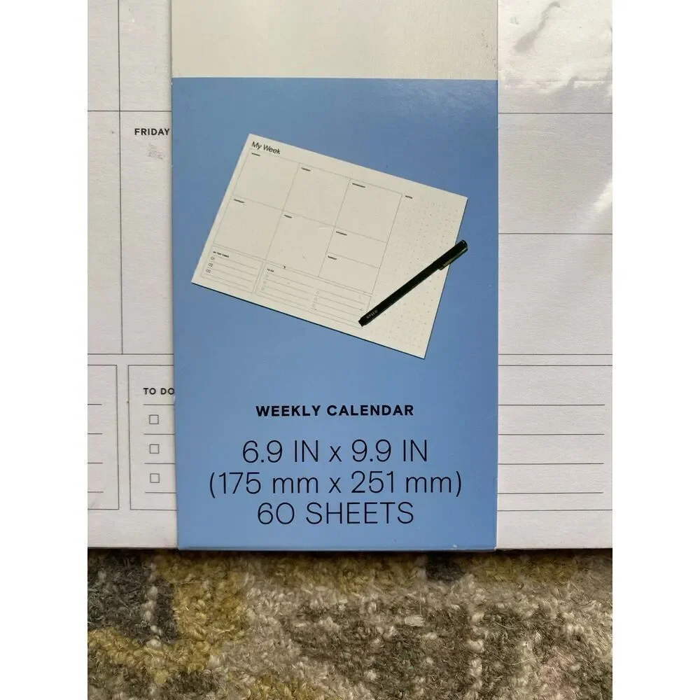 Noted By Post It Weekly Desk Paper Tablet Planner